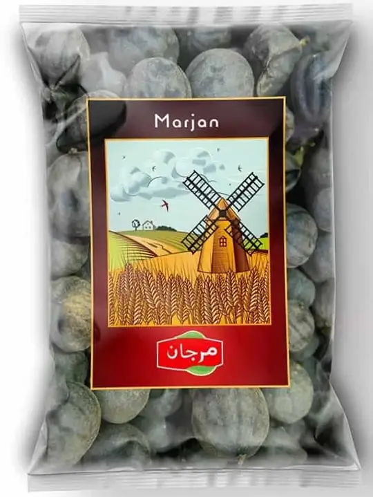 Marjan Torkad Svart Lime 150g ✖ 8