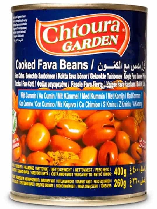 Chtoura Garden Kummin Kryddade Kokta Bondbönor - Foul Medames 400g ✖ 24