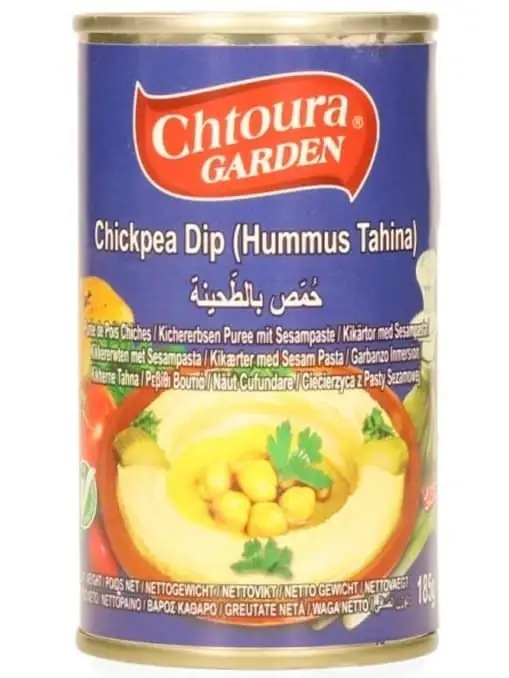 Chtoura Garden Hummus med Tahini 185g ✖ 24