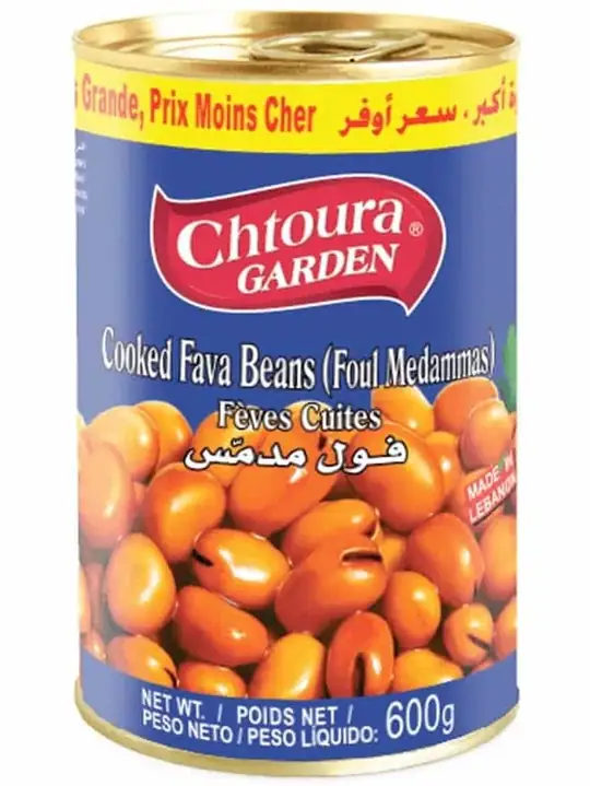 Chtoura Garden Kokta Bondbönor - Foul Medames 600g ✖ 12