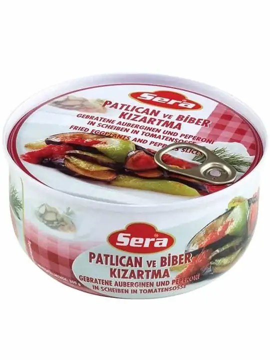 Sera Stekta Auberginer och Paprika i Tomatsås 320g ✖ 12