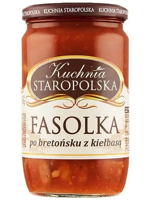 Kuchnia Staropolska Bakade Bönor Bretonsk Stil 700g ✖ 6