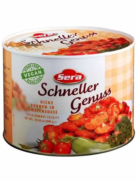 Sera Stora Vita Bönor i Tomatsås 1925ml ✖ 6