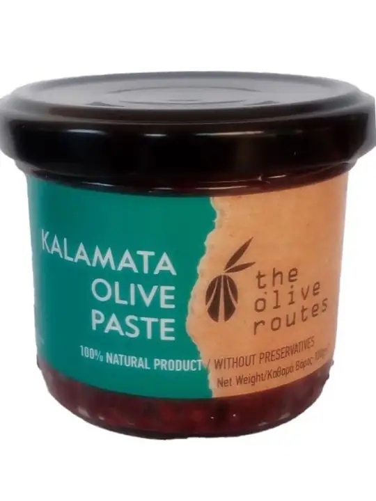 The Olive Routes Olivpasta av Kalamata Oliver 100g ✖ 24