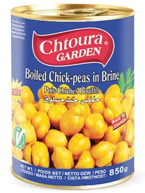 Chtoura Garden Kokta Kikärtor 850g ✖ 12