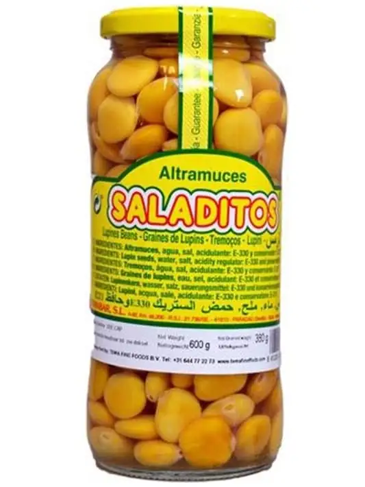 Saladitos Lupinbönor (Altramuces) 600g ✖ 12