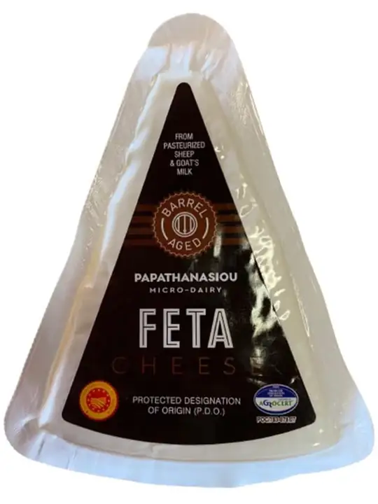 Papathanasiou Fetaost (Får- och Getmjölk) (Lagrad i Tunna) 190g ✖ 12