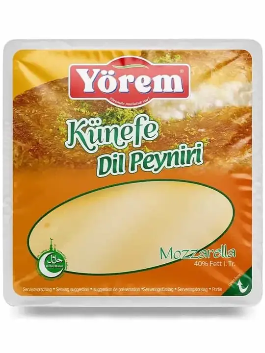 Yörem Strimlad Ost (Mozzarella) för Kunefe 200g ✖ 9