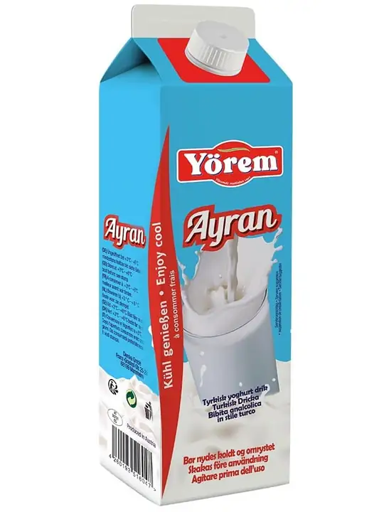 Yörem Ayran Yoghurtdryck 1000ml ✖ 12