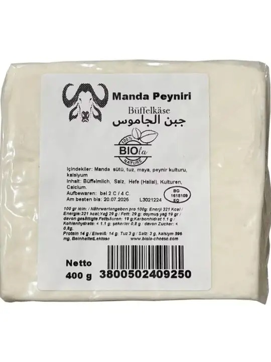 BIOla Buffel (Manda) Ost 400g ✖ 8