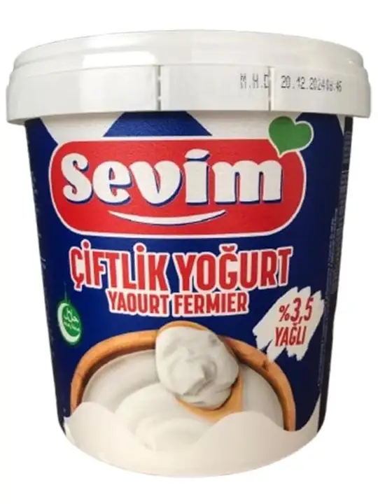Sevim Gårdsyoghurt (3,5% fett) 1kg ✖ 6