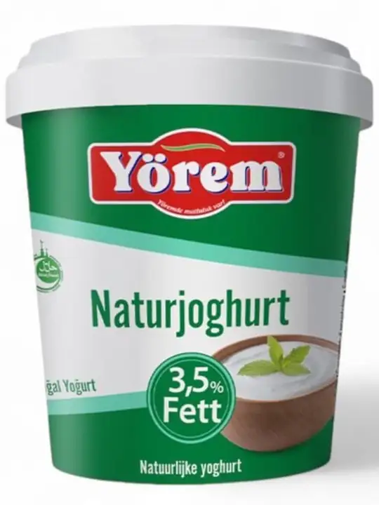 Yörem Naturlig Yoghurt 3,5% 1kg ✖ 6