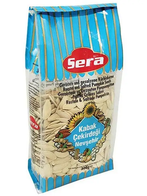 Sera Rostade Pumpafrön Stora 300g ✖ 12