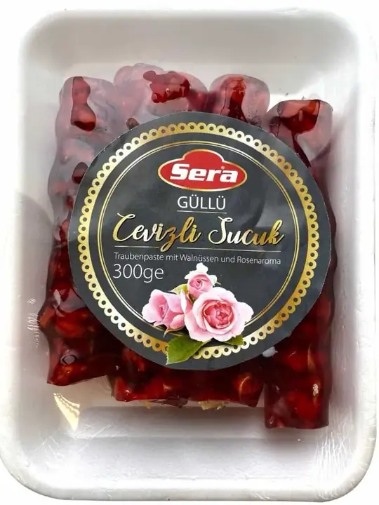 Sera Valnötsdelikatess med Rosensmak Pestil Sucuk 300g ✖ 12