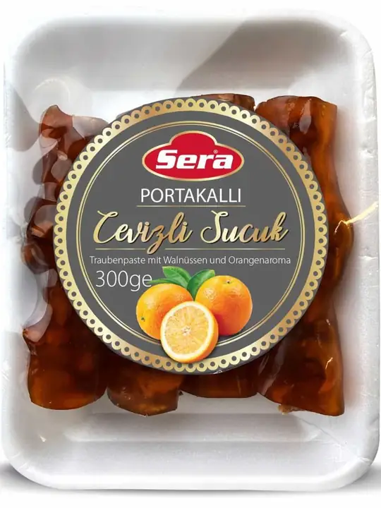 Sera Valnötsdelikatess med Apelsinsmak Pestil Sucuk 300g ✖ 12