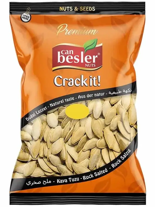 CanBesler Nuts Pumpafrön Urgup Dubbel Rostade & Saltade 180g ✖ 12