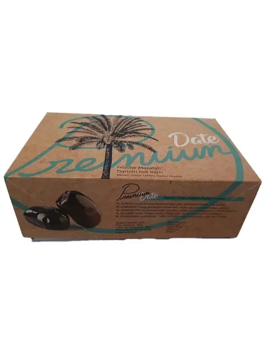 Premium Date Färska Mazafati Dadlar 500g ✖ 12