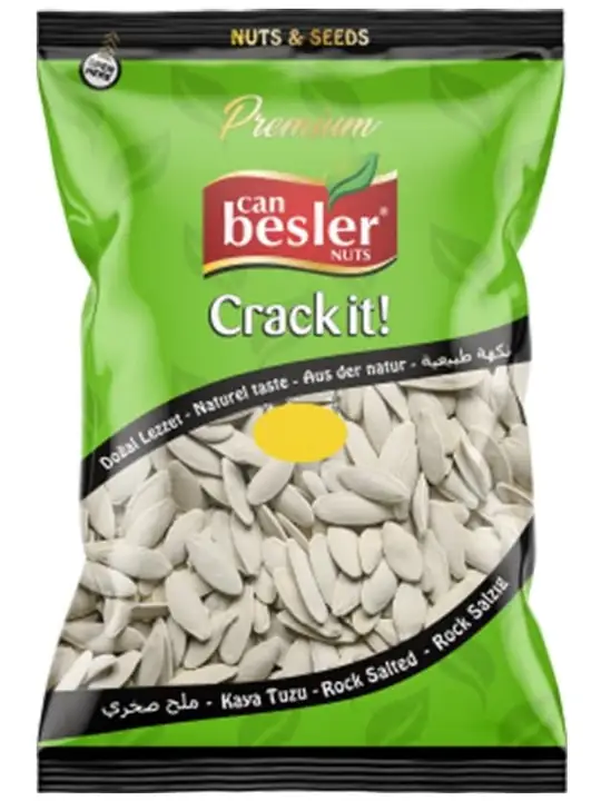CanBesler Nuts Långa Pumpafrön Dubbel Rostade & Saltade 180g ✖ 12