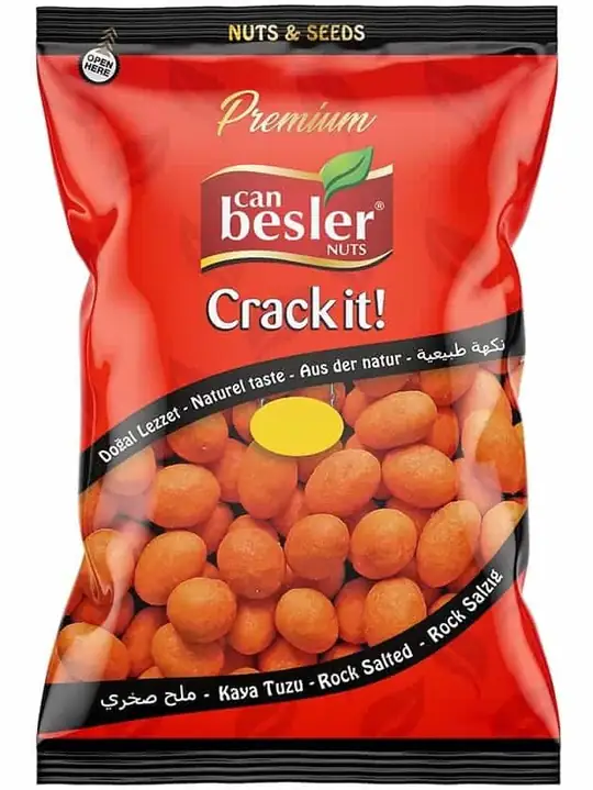 CanBesler Nuts Chilikryddade Jordnötter 180g ✖ 12