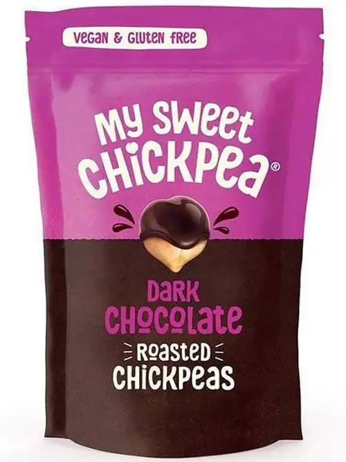 My Sweet Chickpeas Mörk Chokladdoppade Rostade Kikärtor 100g ✖ 6