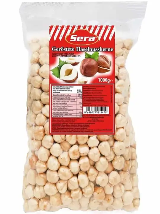 Sera Rostade Hasselnötter 1kg ✖ 10