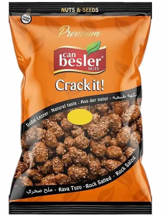 CanBesler Nuts Jordnötter med Sesamsås 180g ✖ 12