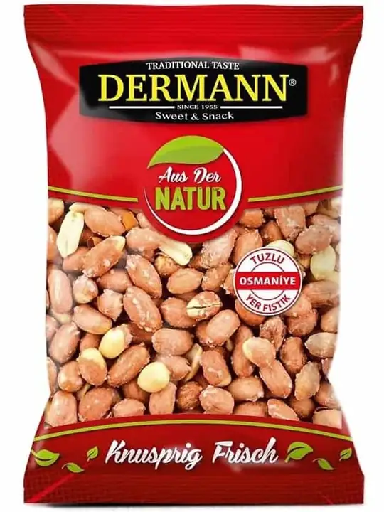 Dermann Saltade Jordnötter 200g ✖ 24