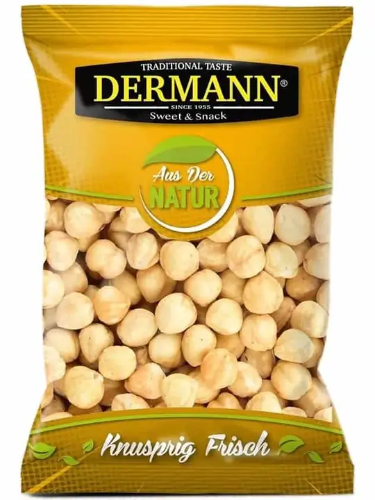 Dermann Rostade Hasselnötter 170g ✖ 24