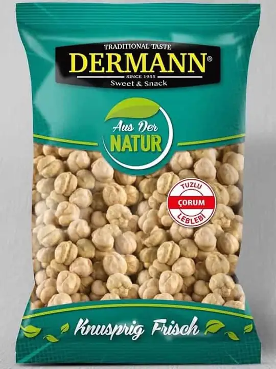 Dermann Saltade Gula Kikärtor 200g ✖ 24