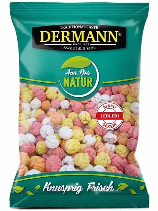 Dermann Färgglada Sockeröverdragna Kikärtor 200g ✖ 24