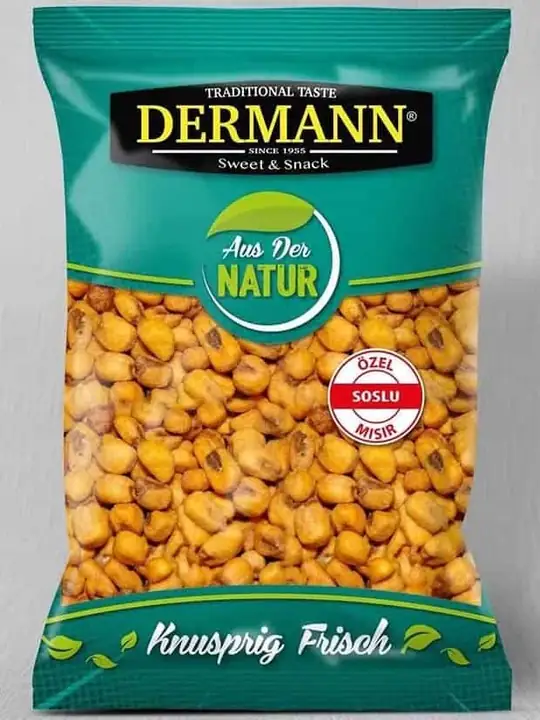 Dermann Rostade Majs 150g ✖ 12