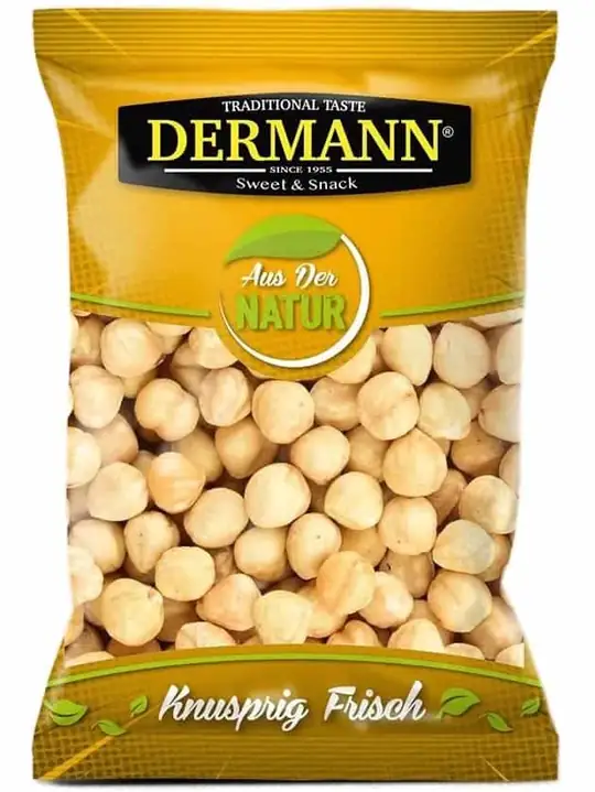 Dermann Rostade Hasselnötter 170g ✖ 12