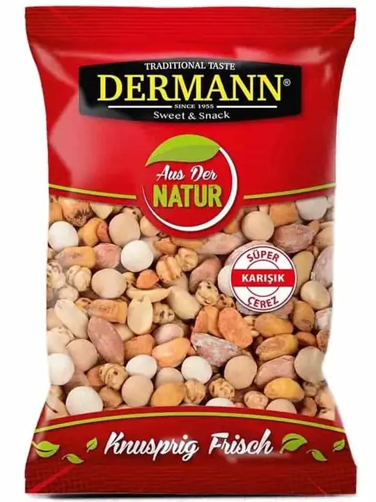 Dermann Super Blandade Nötter 200g ✖ 12