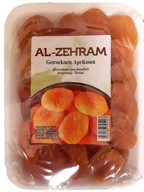 Al-Zehram Torkade Aprikoser 350g ✖ 32