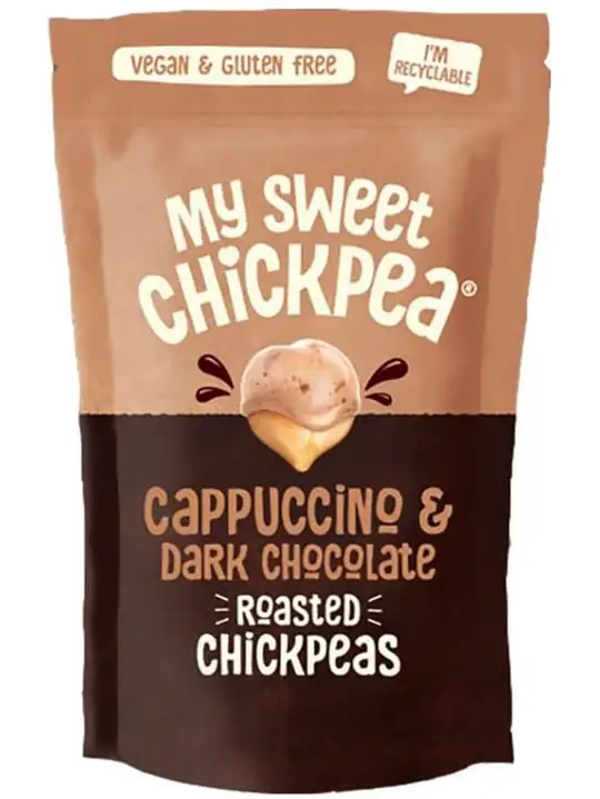 My Sweet Chickpeas Cappuccino Mörk Choklad - Rostade Kikärtor 100g ✖ 6