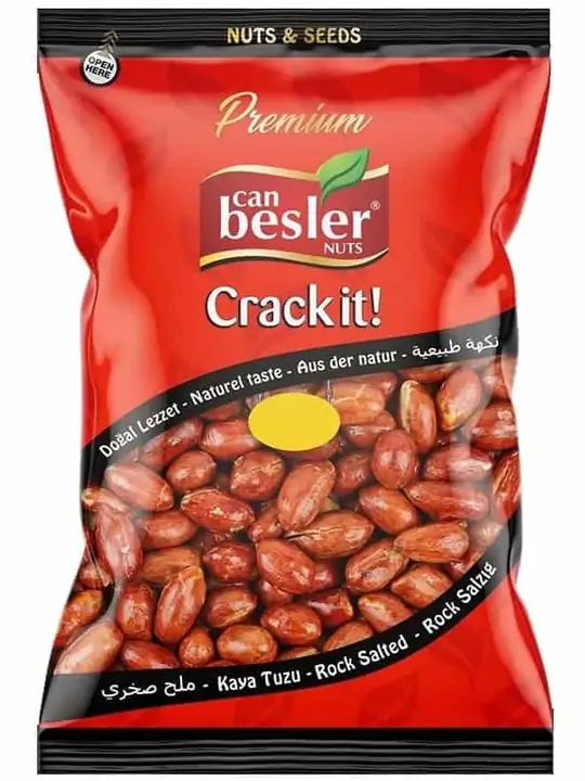 CanBesler Nuts Jordnötter med Havssalt 180g ✖ 12