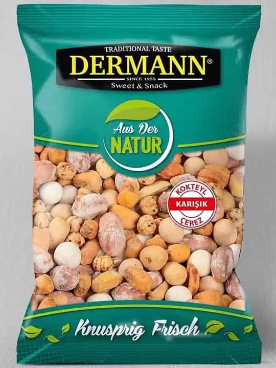 Dermann Cocktail Blandade Nötter 180g ✖ 12