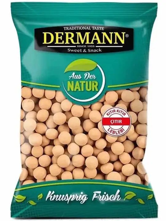 Dermann Krispiga Rostade Kikärtor 180g ✖ 12