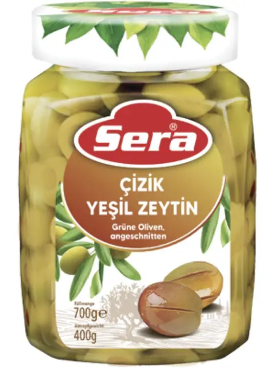 Sera Repskurna Gröna Oliver 700g ✖ 12