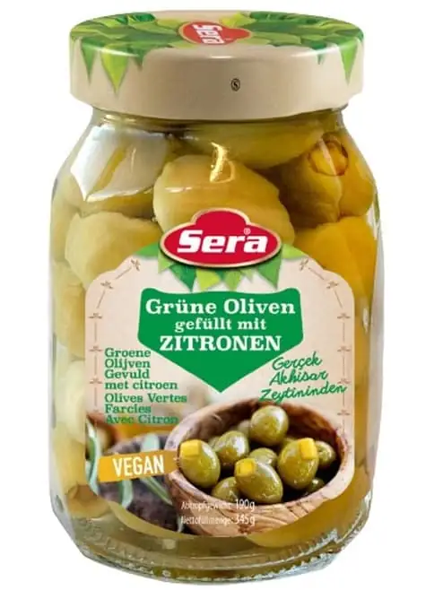 Sera Gröna Oliver med Citron 350ml ✖ 12