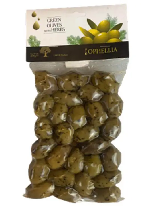 Ophellia Gröna Oliver med Oregano 250g ✖ 12
