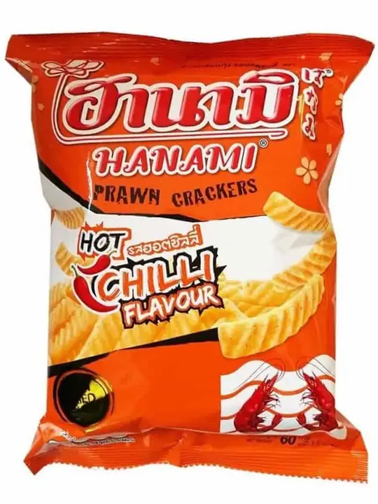 Hanami Räk Cracker med Chili 52g ✖ 24