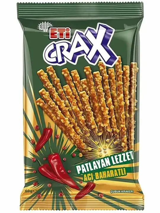 Eti Crax Starkt Kryddade Salta Pinnar 50g ✖ 20