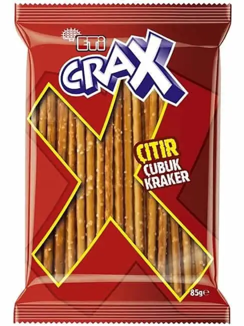 Eti Crax Krispiga Salta Pinnar 85g ✖ 12