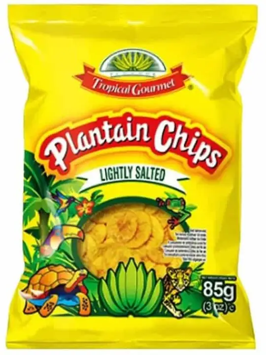 Tropical Gourmet Lättsaltade Grobladschips 85g ✖ 20