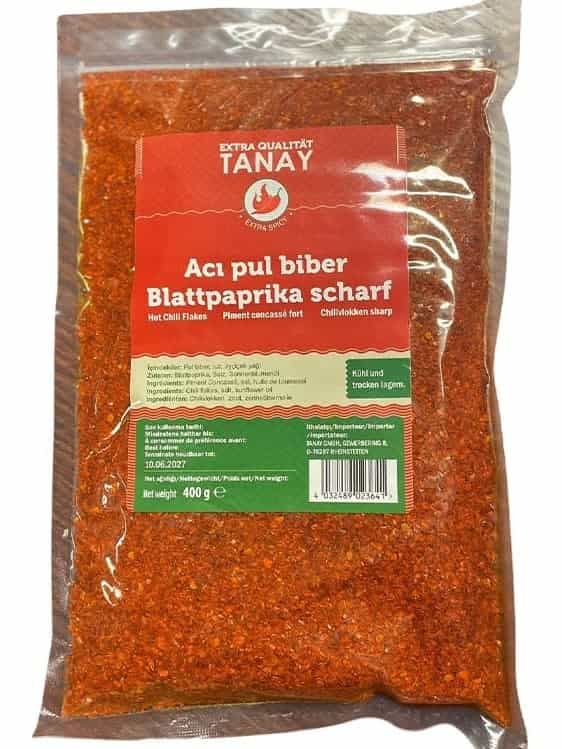 Tanay Krossad Chilipaprika (Extra Het) 400g ✖ 30