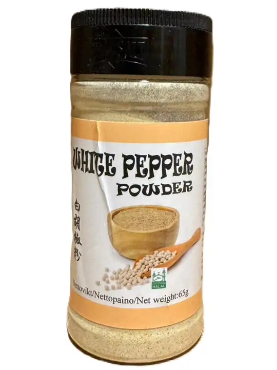 TFC Vitpeppar Pulver 65g *burk ✖ 40