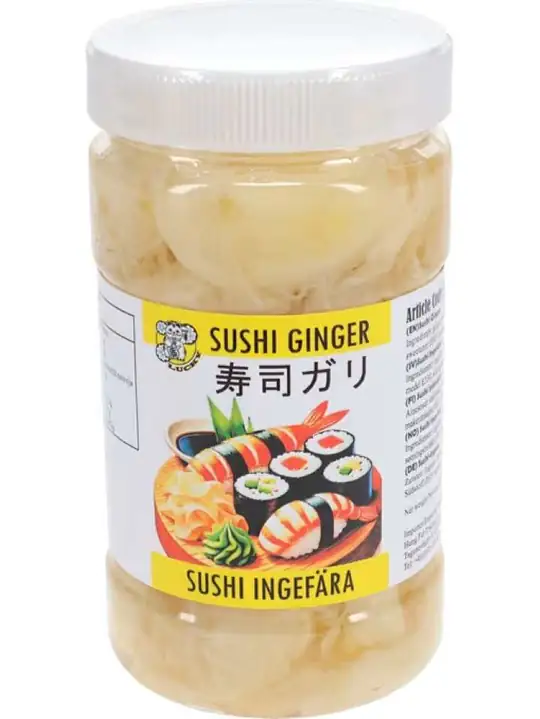 Lucky Katt Sushi Ingefära 340g burk ✖ 24