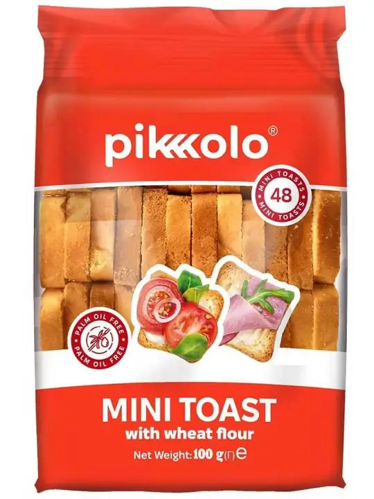 Pikolo Mini Toast - Skorpor 100g ✖ 18