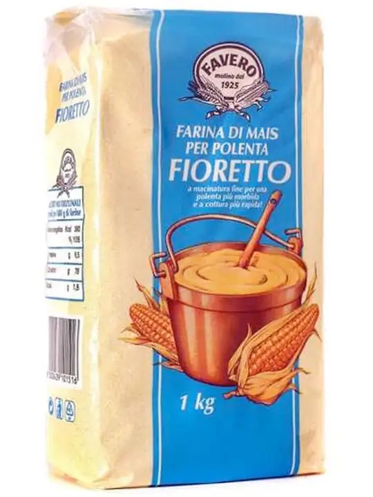Favero Polskt Majsmjöl Ljusblå 1kg ✖ 10